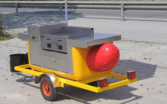 Commercial Hot Dog Cart
