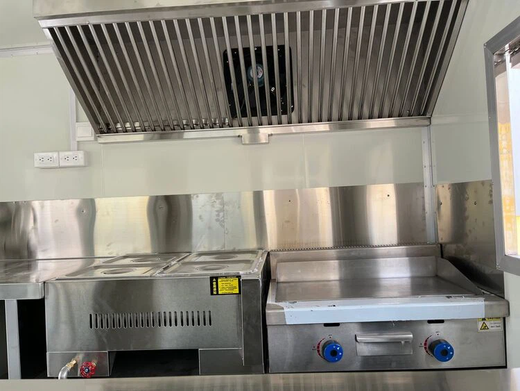 mobile kitchen trailer with grill for sale